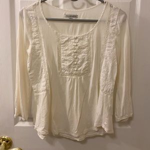 American Eagle embroidered blouse